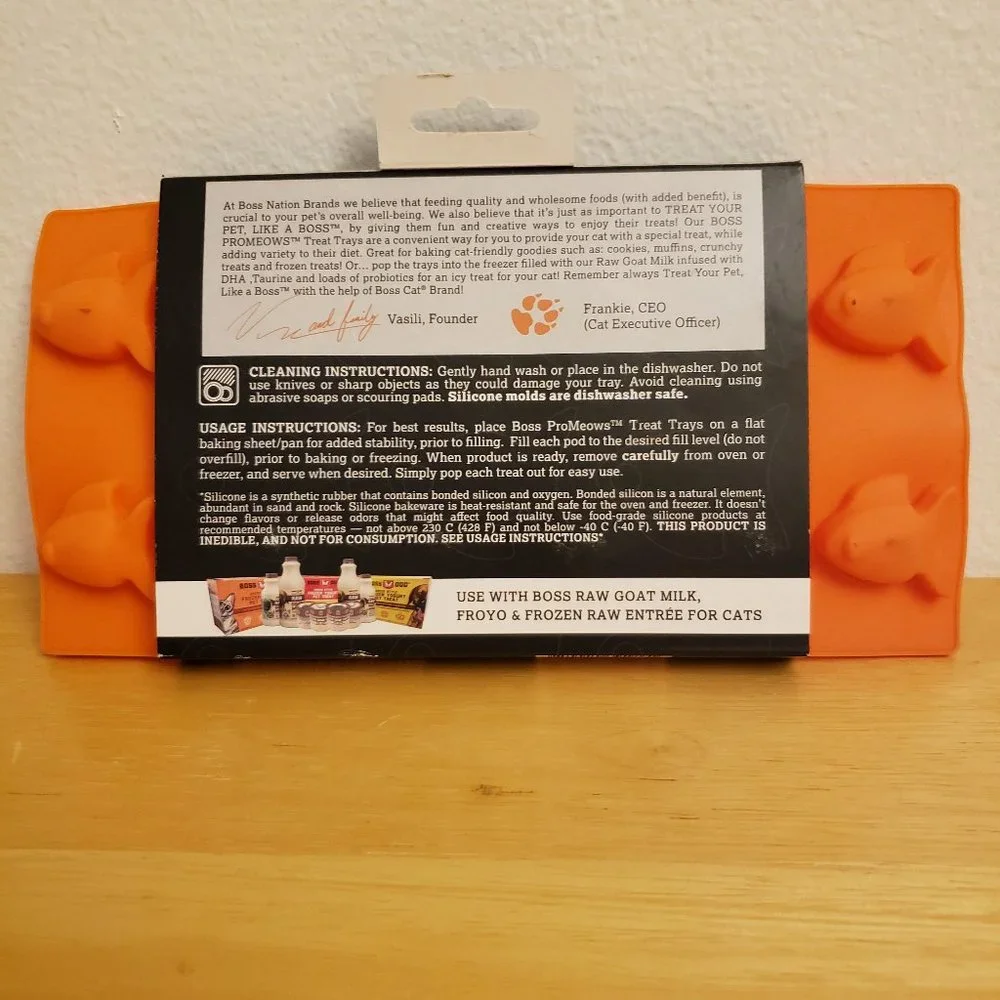 Boss Cat Silicone Treat Trays for Cats (2pk)